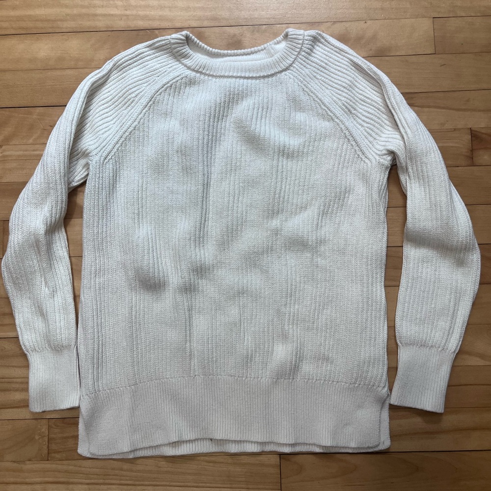 Llbean crew neck sweater 100% cotton